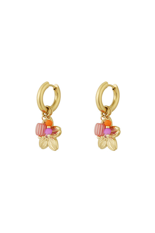 bloom hoops oorbellen
