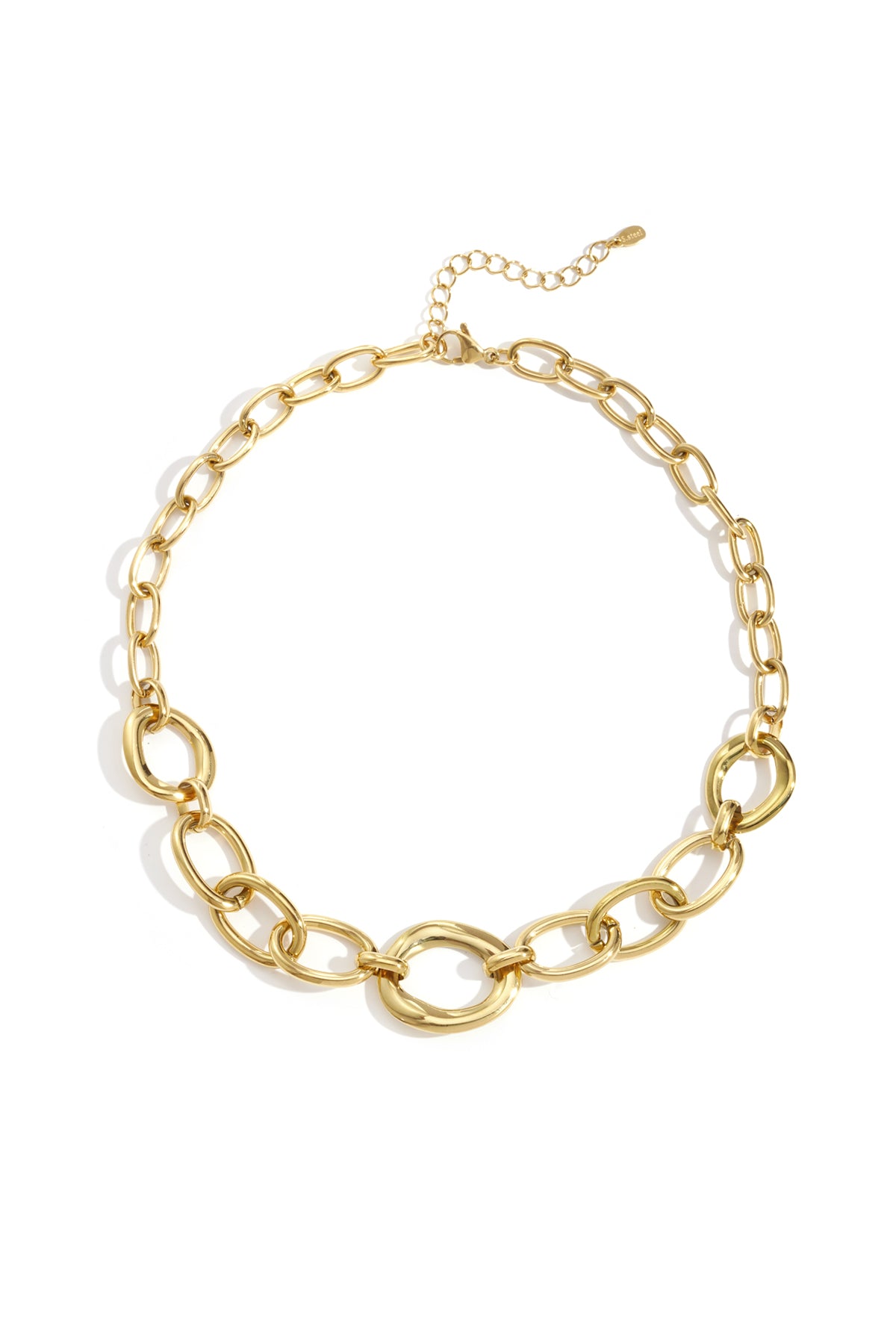 Roestvrijstalen kettingen Ketting Casual Dagelijks Eenvoudig Serie Dames sieraden