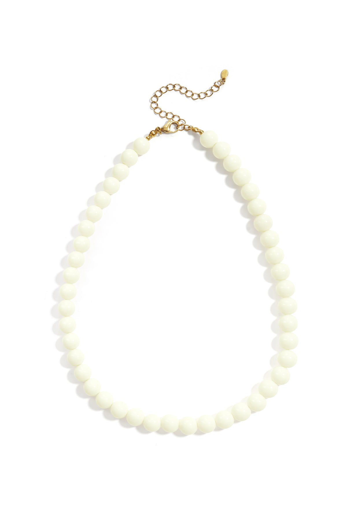 Ketting met medium kralen-10mm