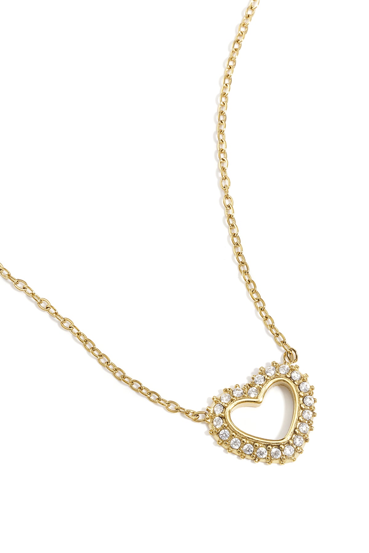 diamant hart ketting
