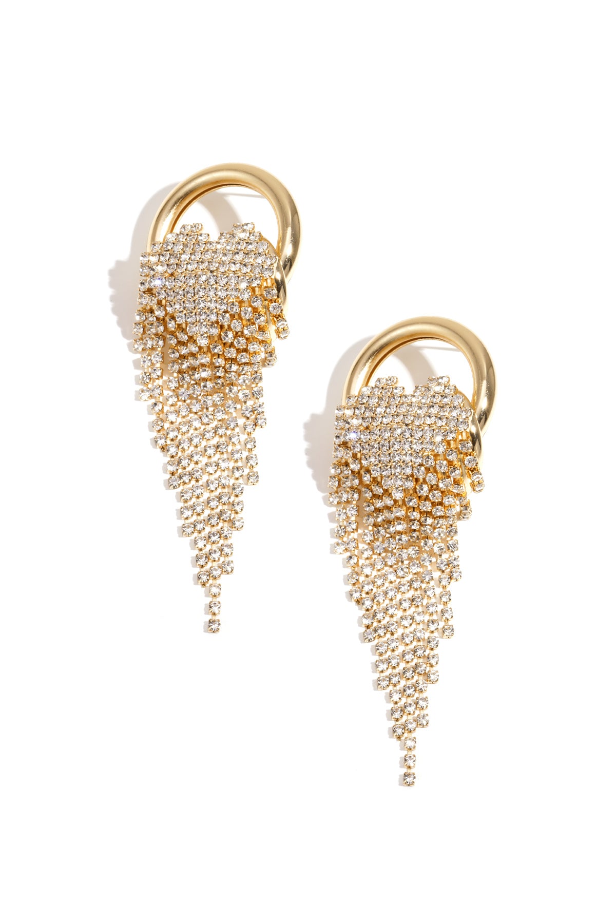 Oorbellen met ijzeren hanger, onregelmatige vorm, elegante kerst, luxe serie, damessieraden