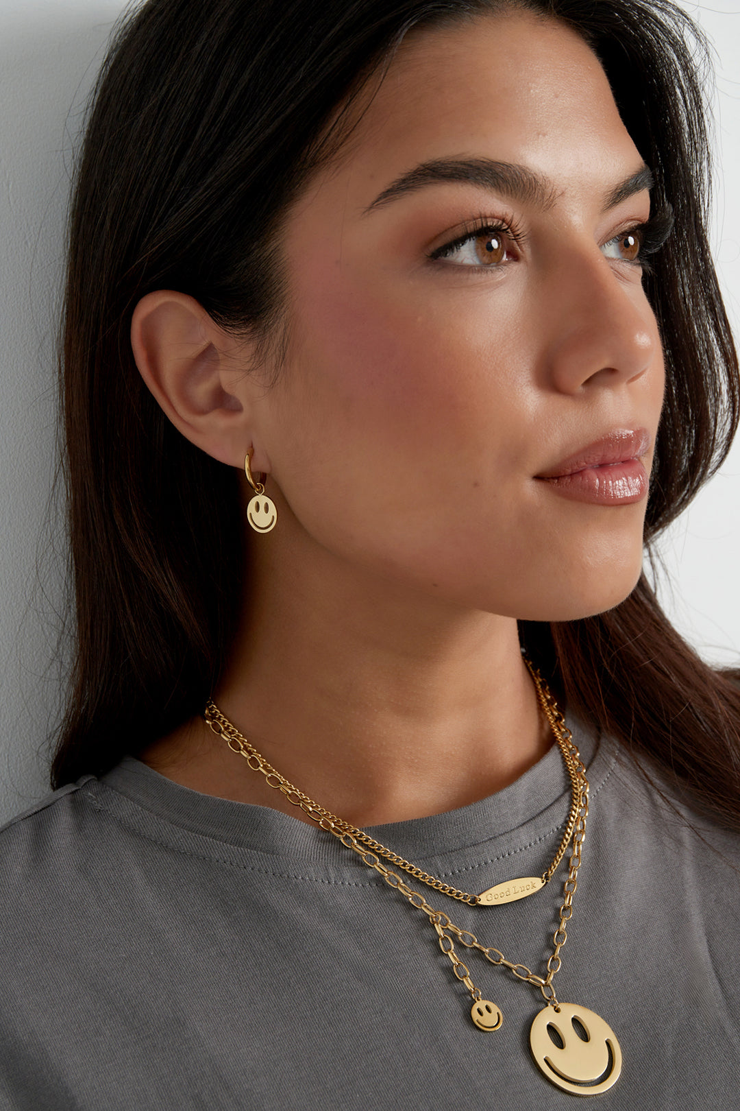 oorbellen smiley lover