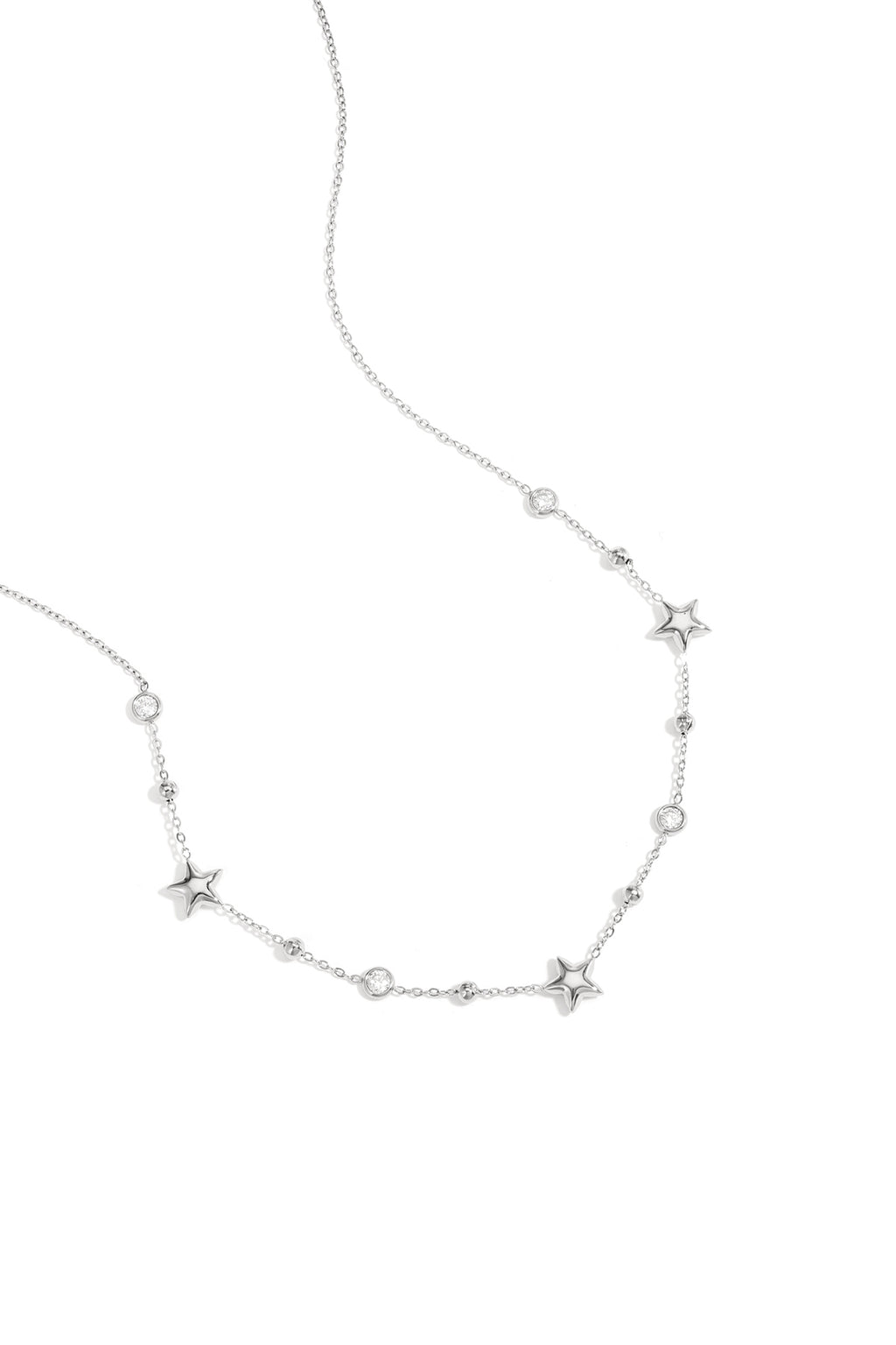 Ketting met sterren en steentjes
