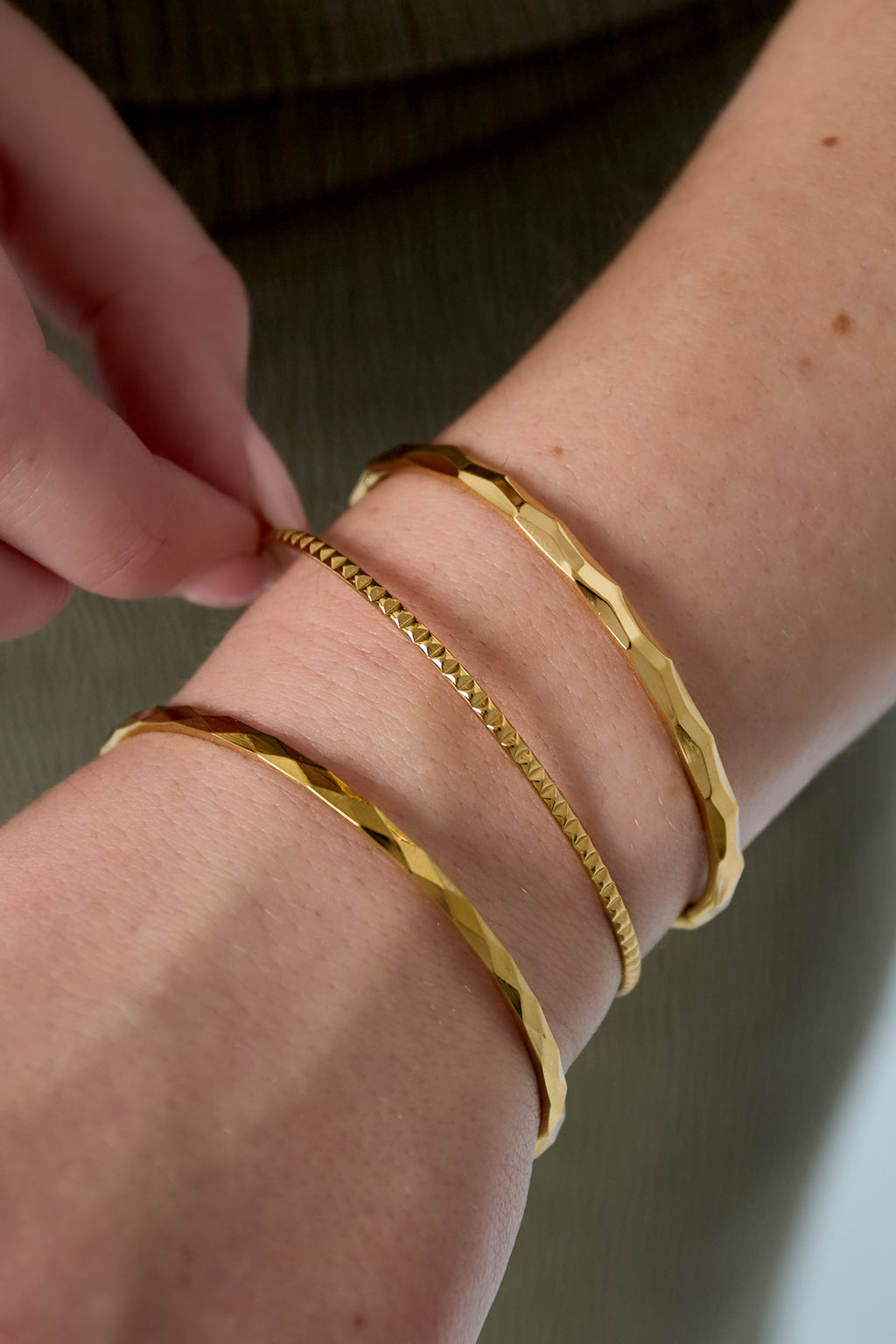 Armbanden van roestvrij staal, geometrisch, casual, dagelijks