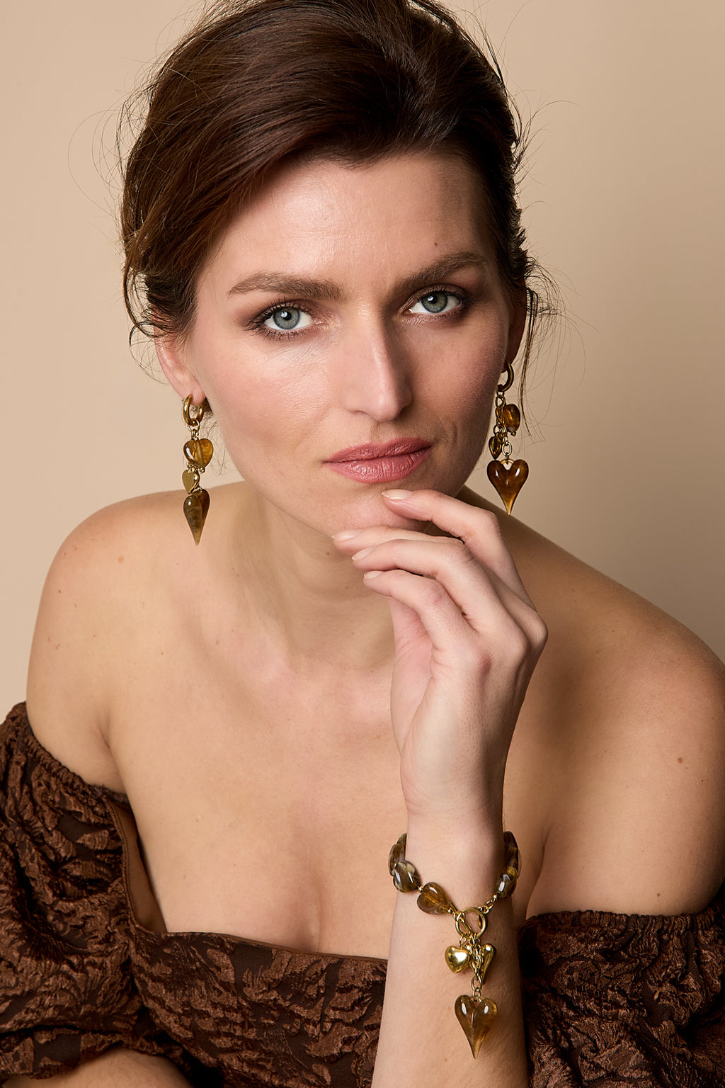 Oorbellen van roestvrij staal met hartjesmotief, casual, dagelijks en romantisch, dames sieraden