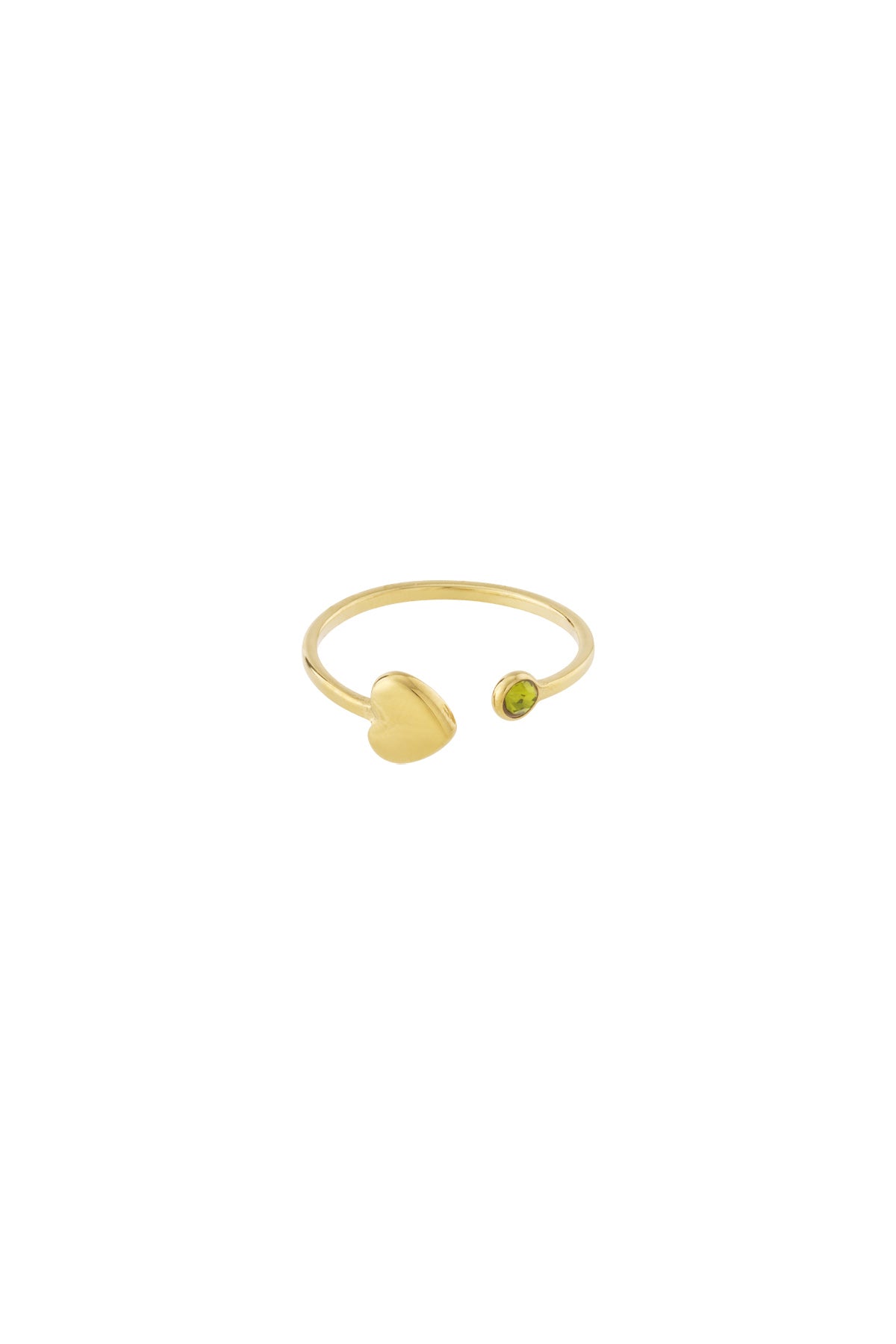 Geboortesteen ring