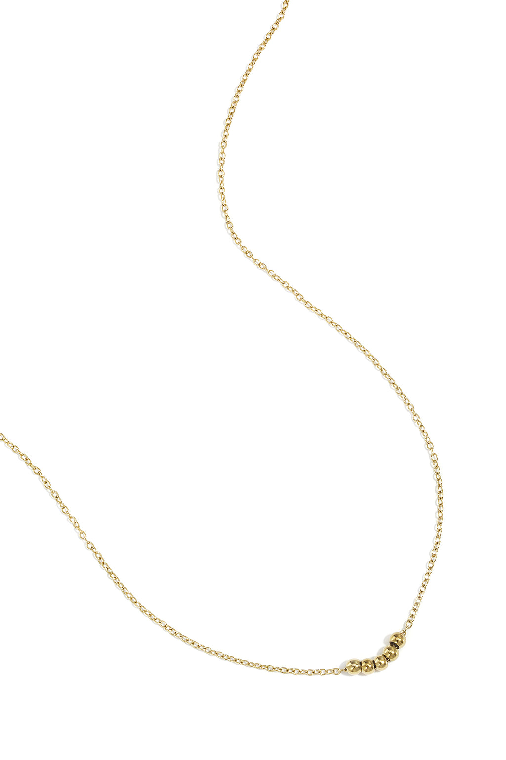 klassieke ketting met balletjes