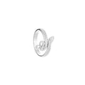 Slangen ring zilver