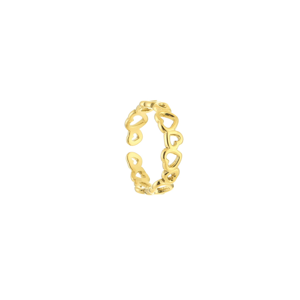 Hartjes ring goud