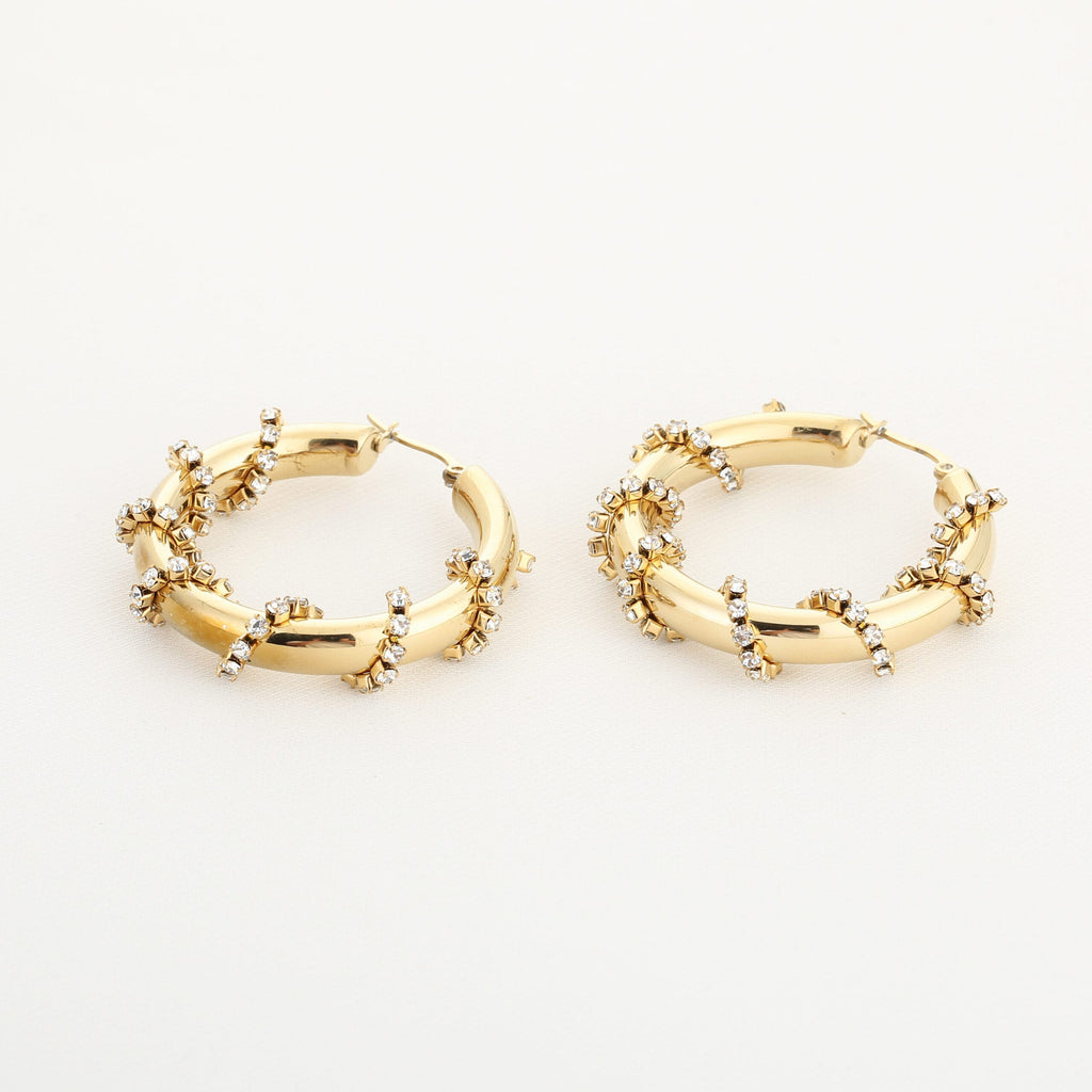 Boho hoops goud