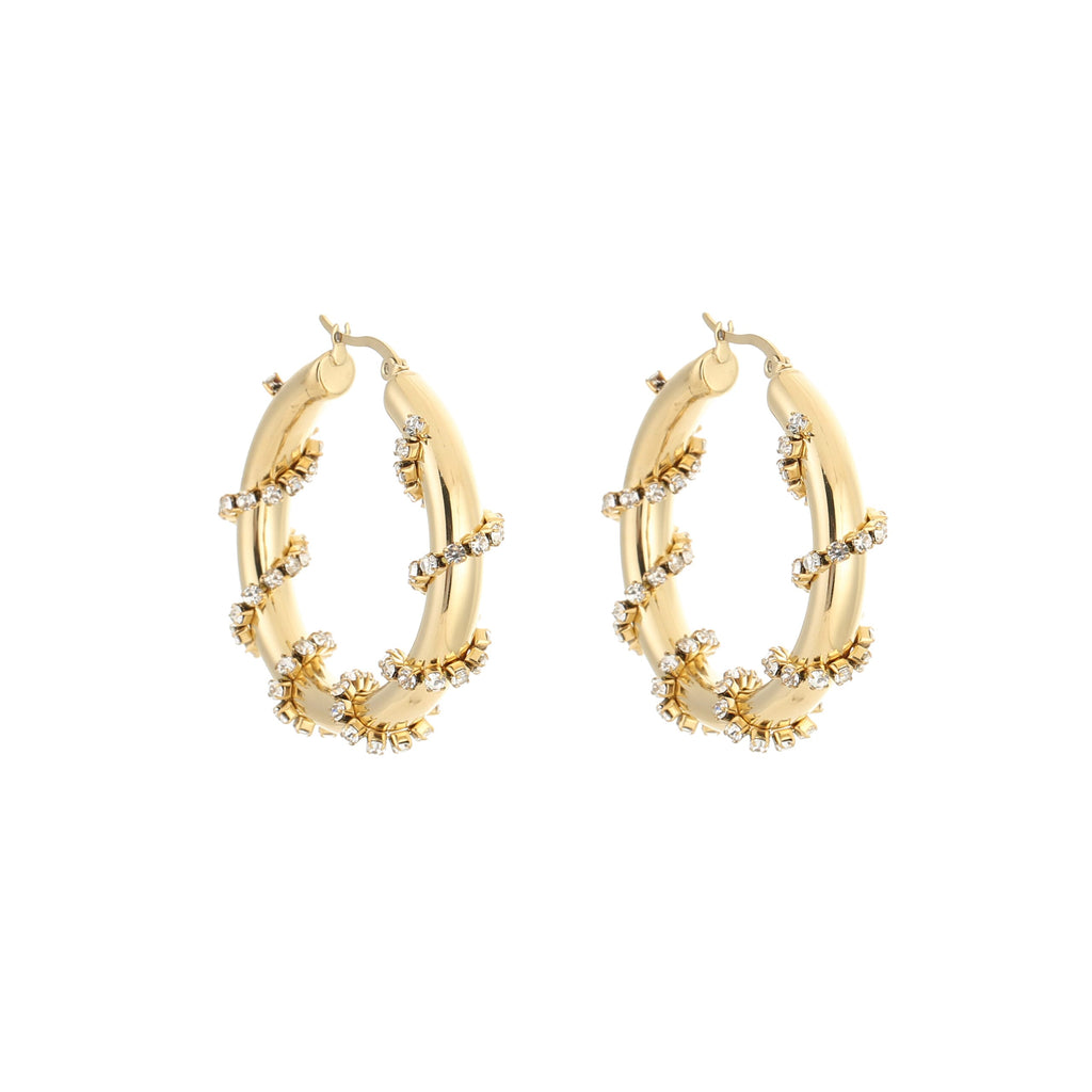 Boho hoops goud