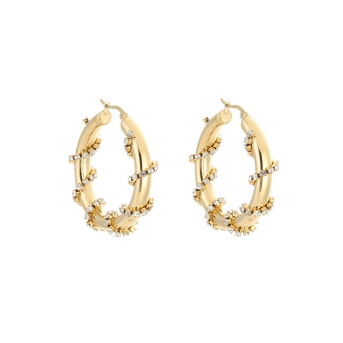 Boho hoops goud