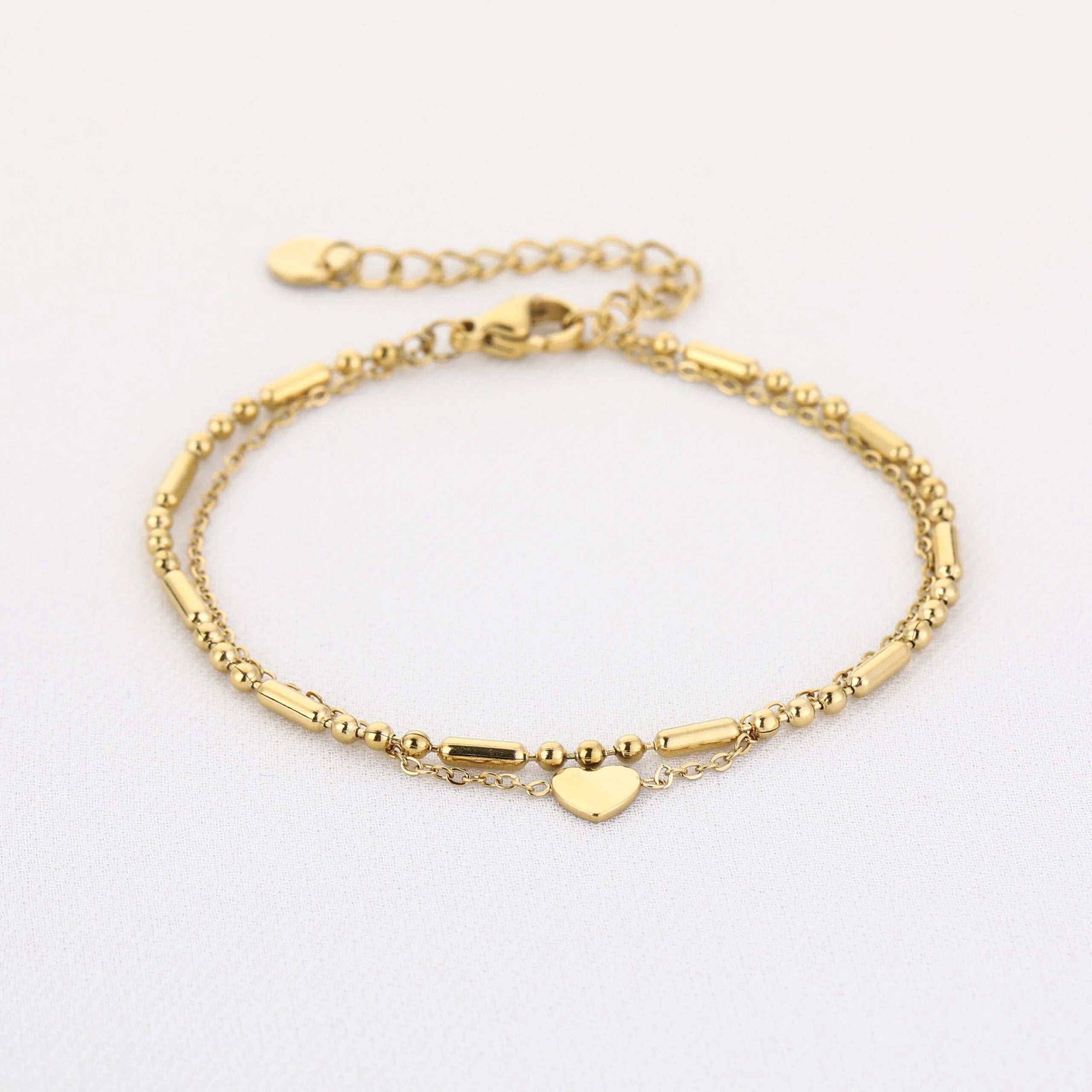 Minimalistische Sieraden Set Goud Stainless Steel – Everyday Love Gift Set