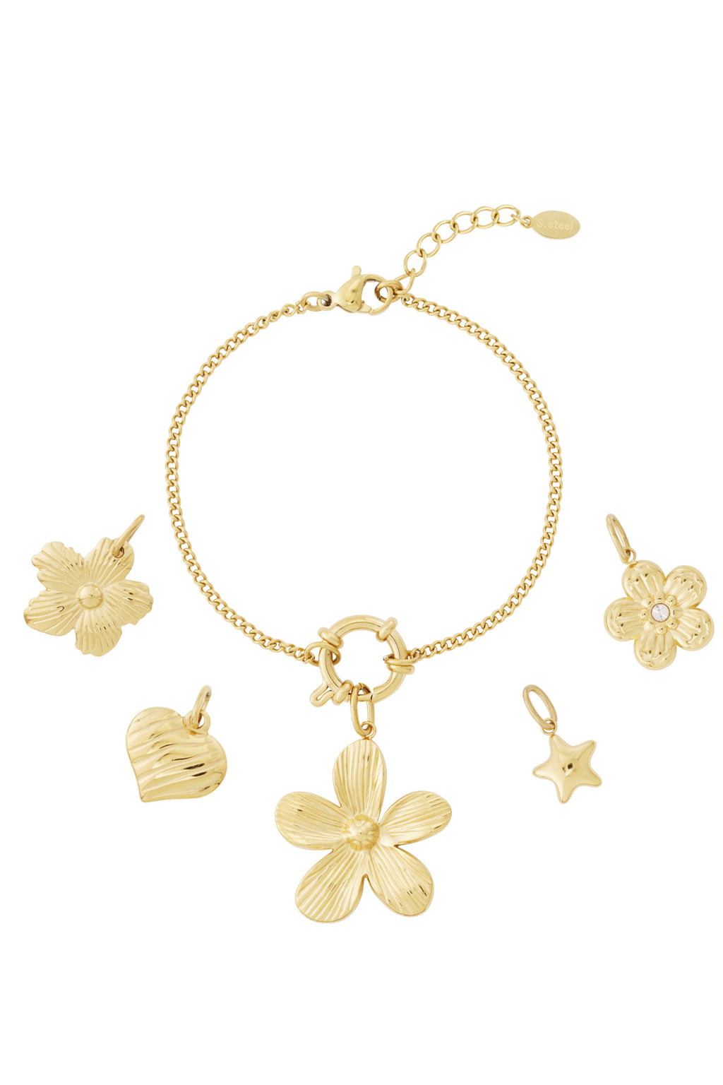 DIY-armband met bloemen
