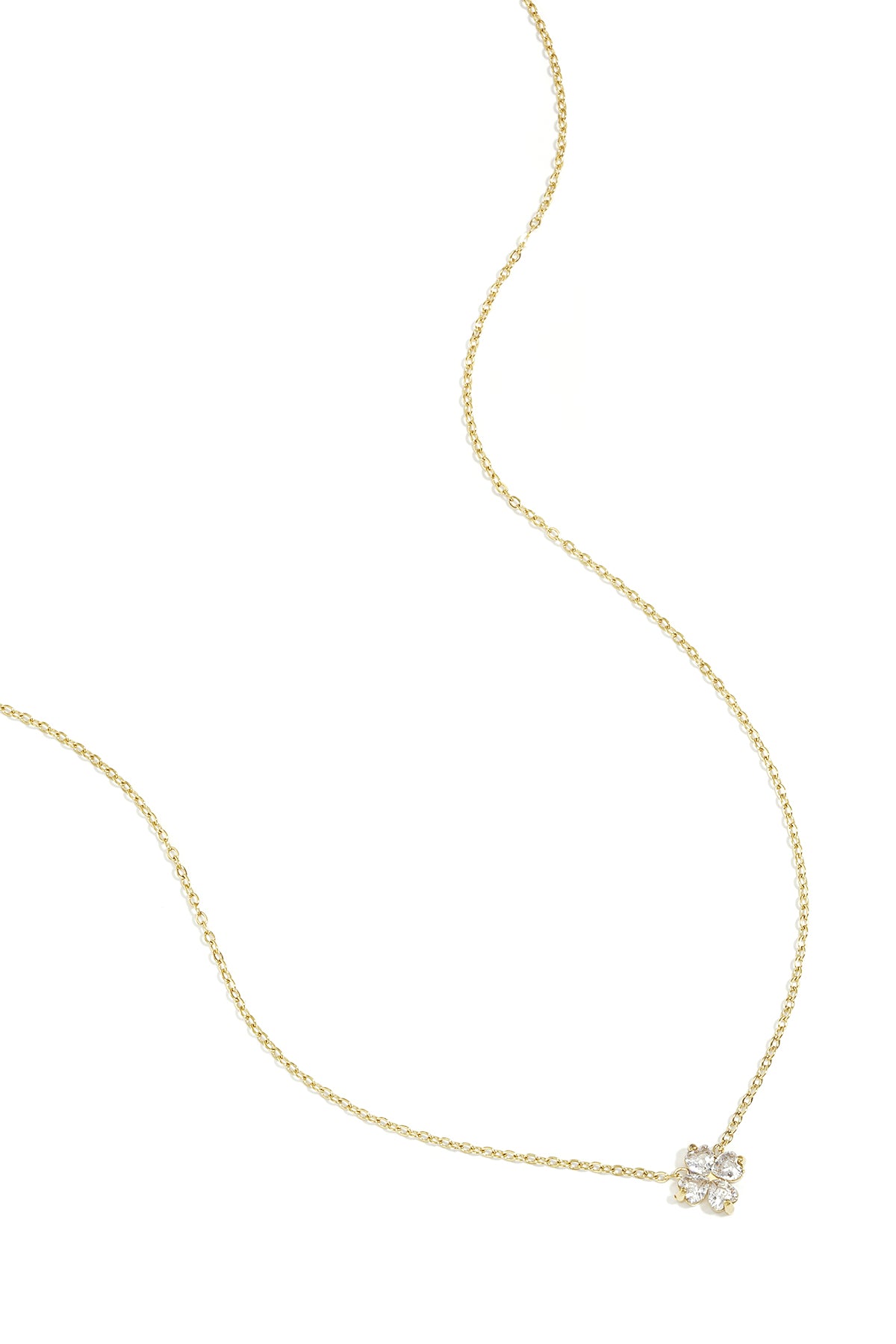 Ketting met belegde klaver