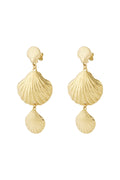 Trio schelp oorbellen