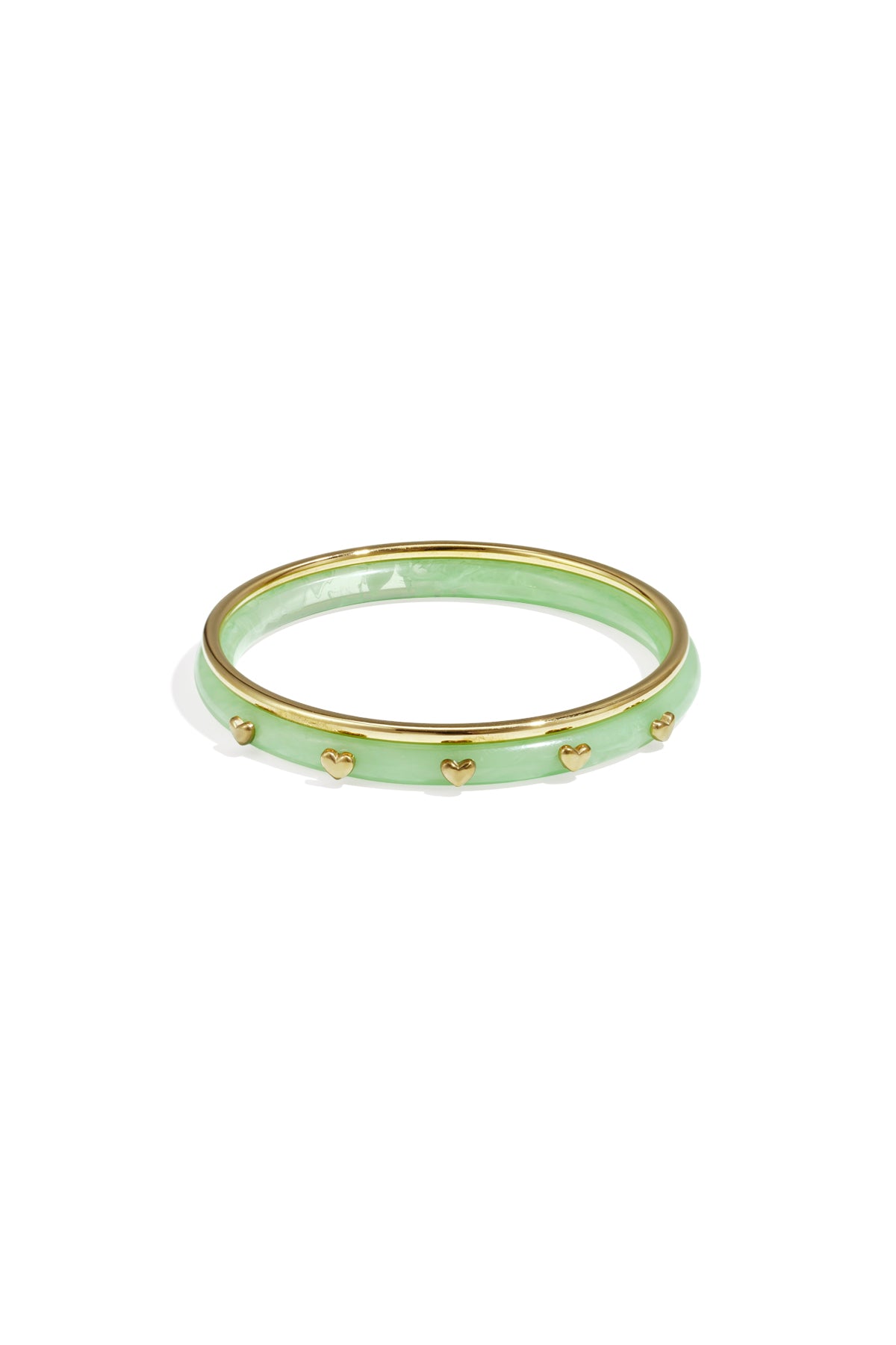 Bangle set met hartjesdetail