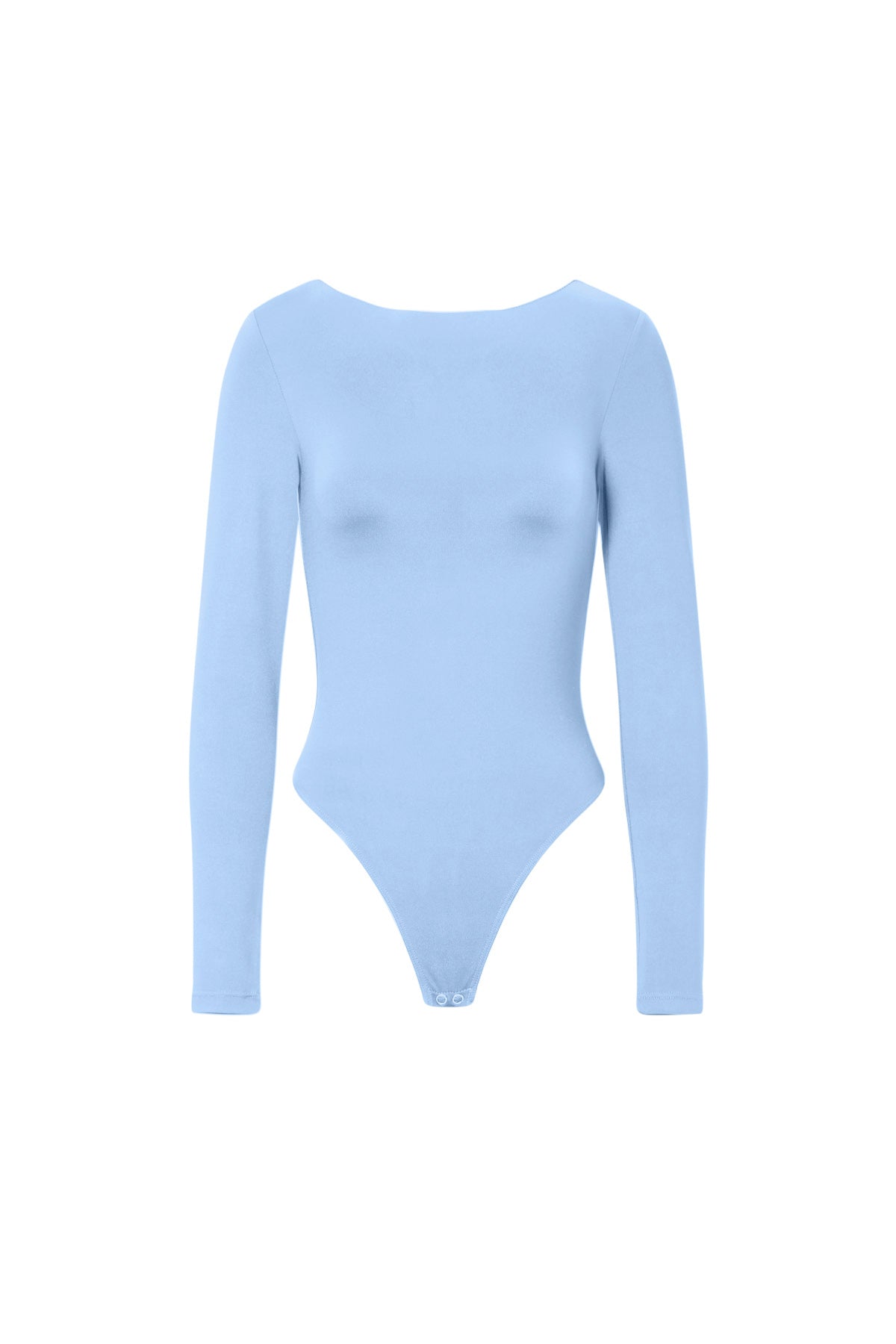 Gebreide Nylon Bodywear Bodysuit Basis Solide Kleur