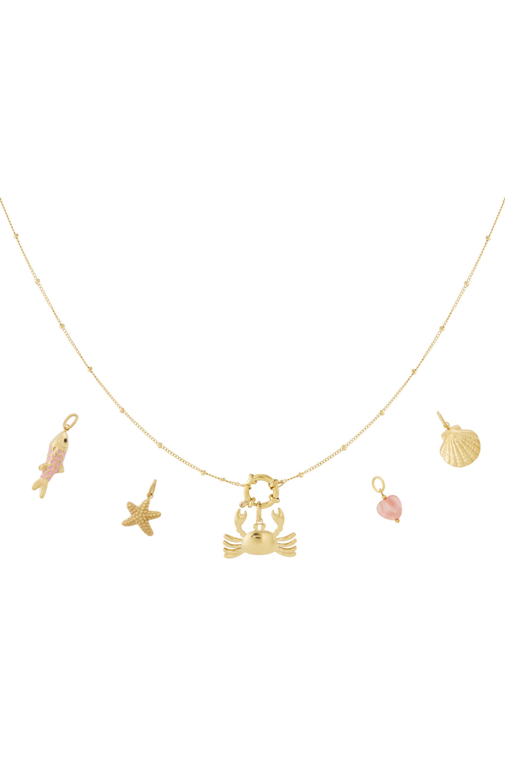 DIY krab ketting