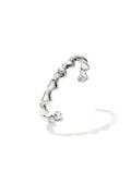 Bangle met gedeukte hartjes