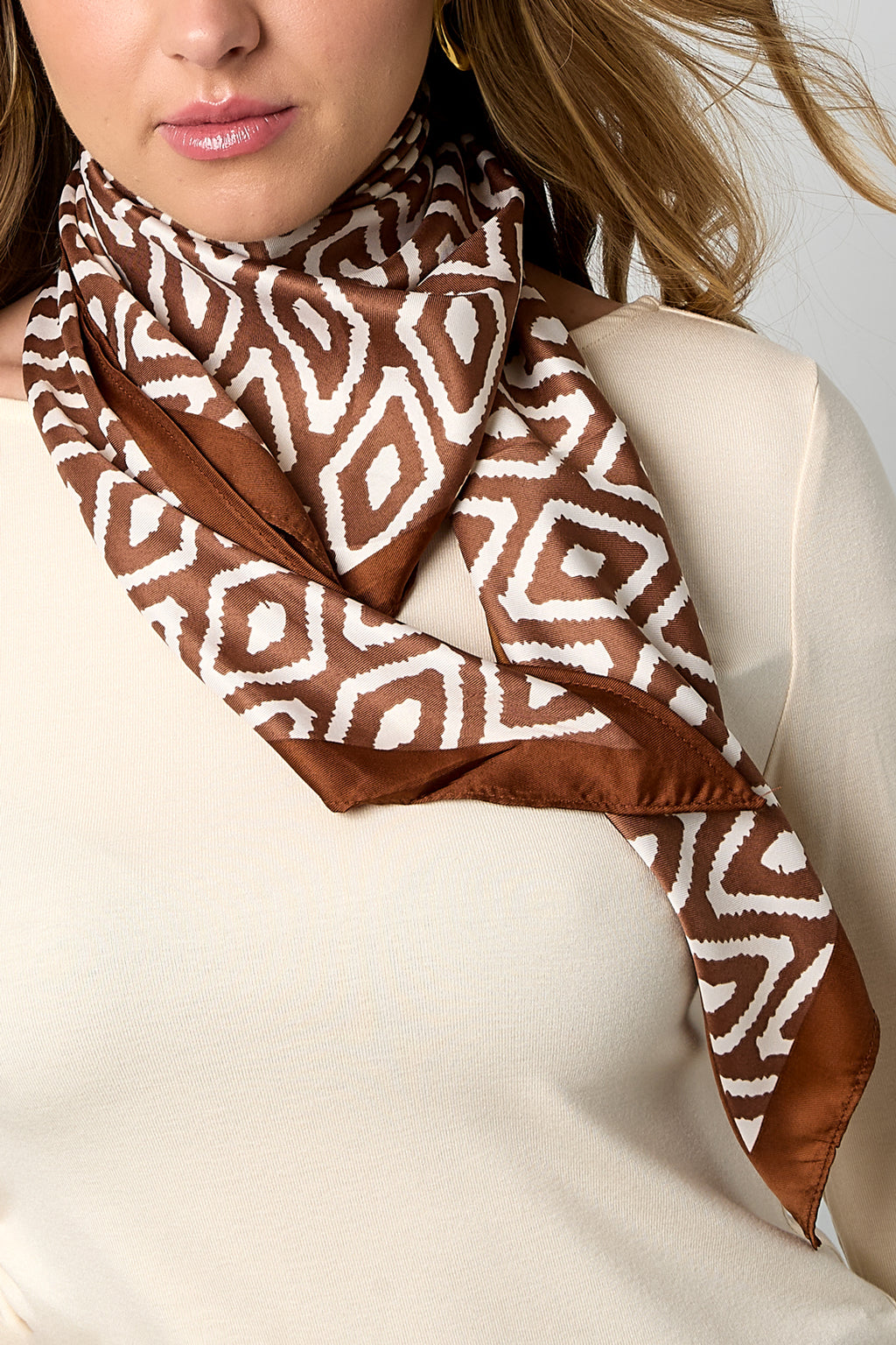 Zomersjaals in diverse kleuren, casual, polyester, dagelijkse accessoires