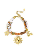 Armbanden met bedels van roestvrij staal, bloemen, casual, dagelijks, eenvoudig, serie, damessieraden