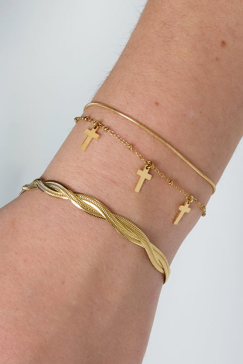   Charm Armbanden Kruis Casual Dagelijks Eenvoudig Serie Dames sieraden